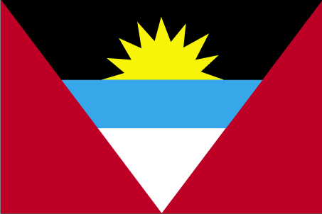 The flag of Antigua and Barbuda