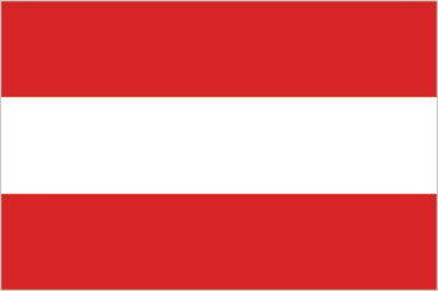 The flag of Austria
