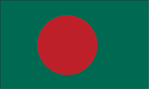The flag of Bangladesh