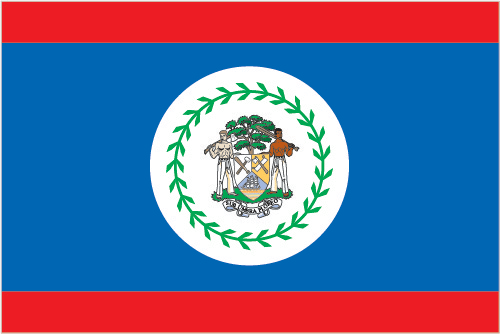 The flag of Belize