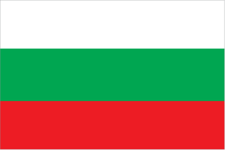 The flag of Bulgaria