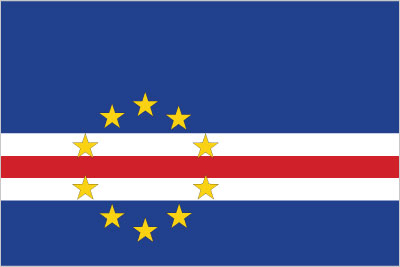 The flag of Cabo Verde