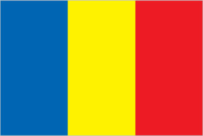 The flag of Chad