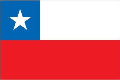 The flag of Chile