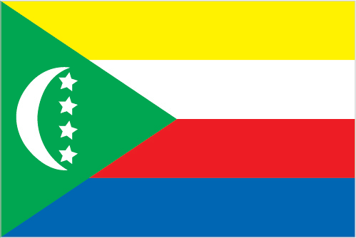 The flag of Comoros