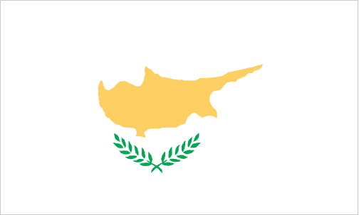 The flag of Cyprus