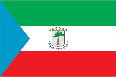 The flag of Equatorial Guinea