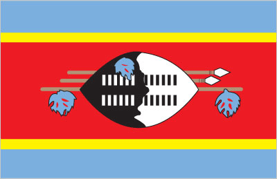 The flag of Eswatini