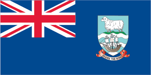 The flag of Falkland Islands