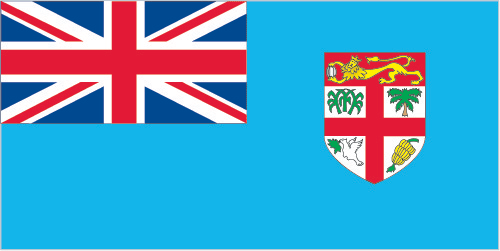 The flag of Fiji