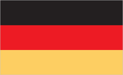 The flag of Germany