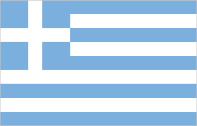 The flag of Greece
