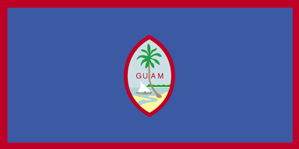 The flag of Guam