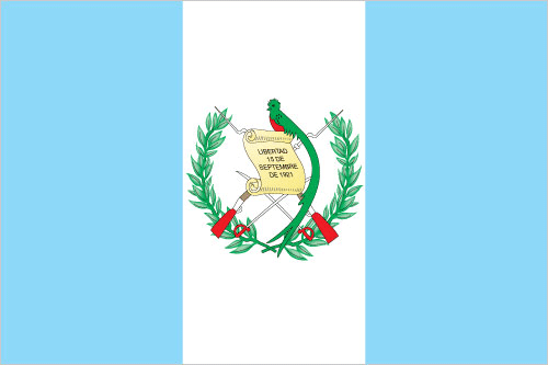 The flag of Guatemala