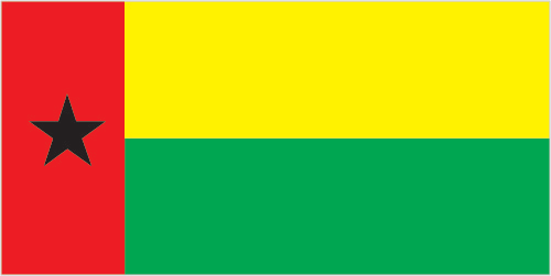 The flag of Guinea-Bissau