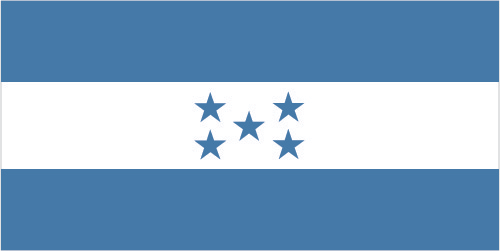 The flag of Honduras