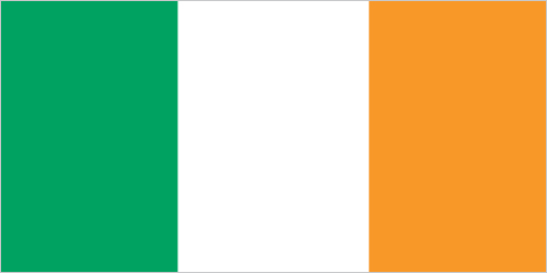 The flag of Ireland