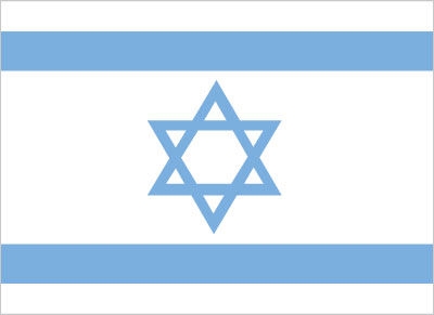 The flag of Israel