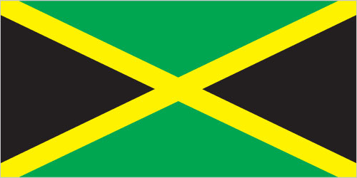 The flag of Jamaica