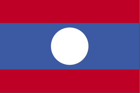 The flag of Laos