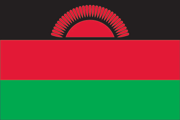 The flag of Malawi