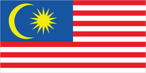 The flag of Malaysia