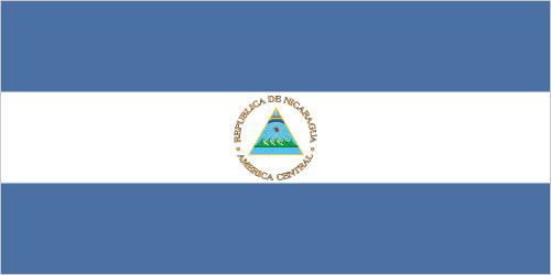 The flag of Nicaragua