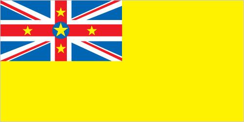 The flag of Niue