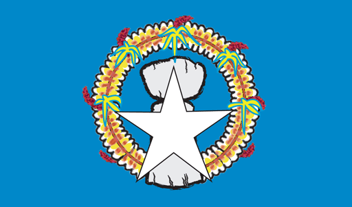 The flag of Northern Mariana Islands