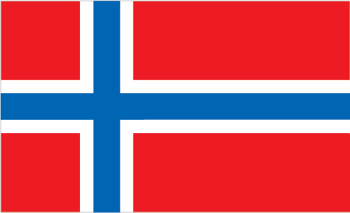 The flag of Norway