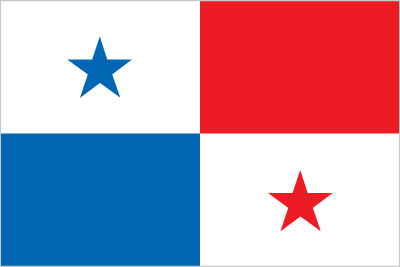 The flag of Panama