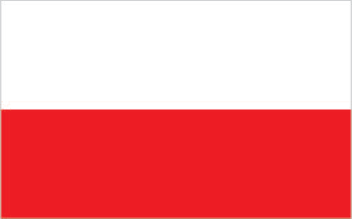 The flag of Poland