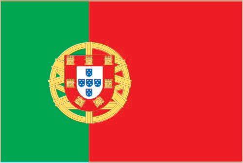 The flag of Portugal