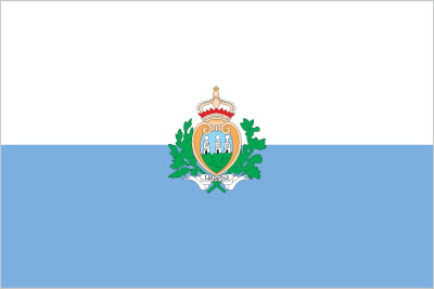 The flag of San Marino