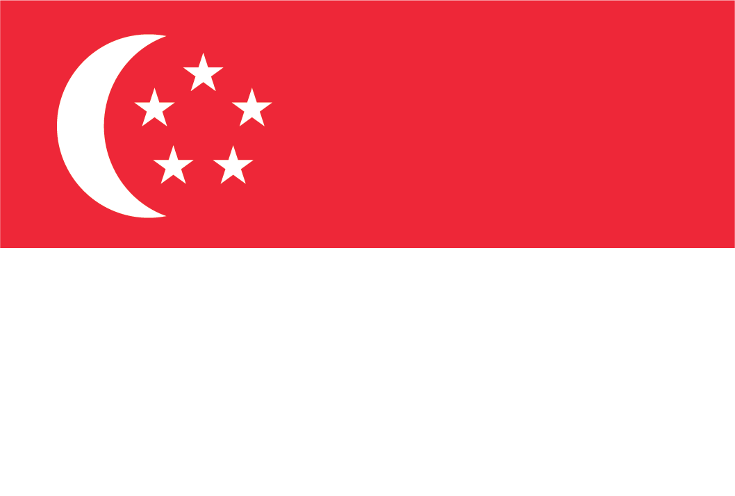 The flag of Singapore