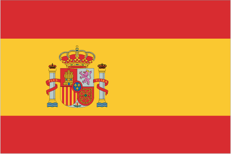 The flag of Spain