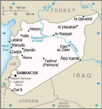 Map of Syria