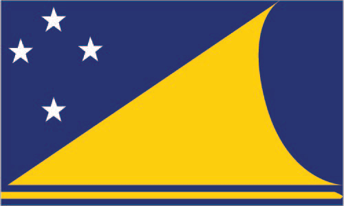 The flag of Tokelau