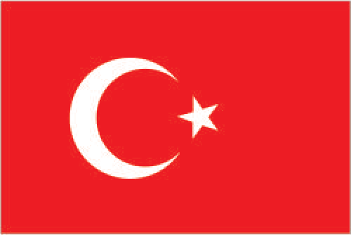 The flag of Turkey