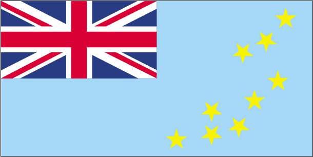 The flag of Tuvalu