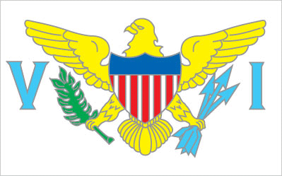 The flag of Virgin Islands